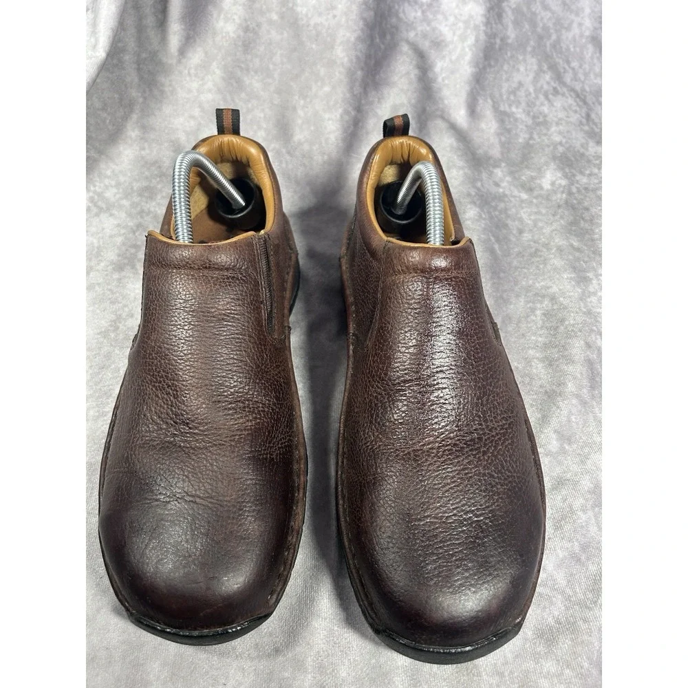 Red Wing Shoes Men's 9 Brown Leather Slip On Work Shoes Oil Slip Resistant